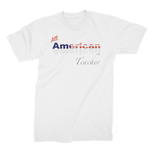 All American Teacher Unisex Fine Jersey T-Shirt