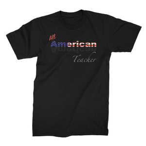 All American Teacher Unisex Fine Jersey T-Shirt