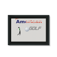 All American Golf Framed Canvas