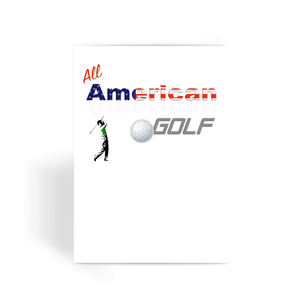 All American Golf Greeting Card