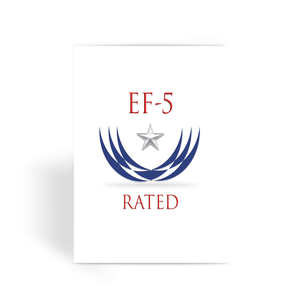 EF-5 Rated Greeting Card