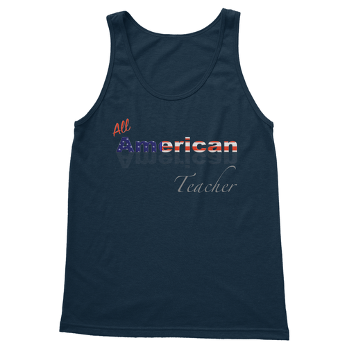 All American Teacher Softstyle Tank Top