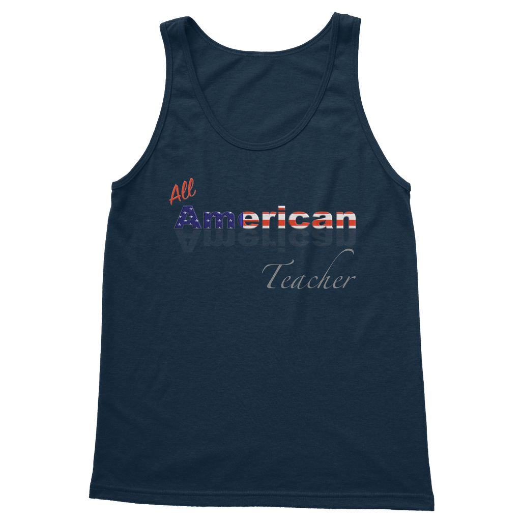 All American Teacher Softstyle Tank Top