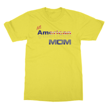 All American Mom Softstyle Ringspun T-Shirt