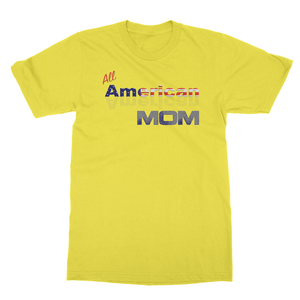 All American Mom Softstyle Ringspun T-Shirt