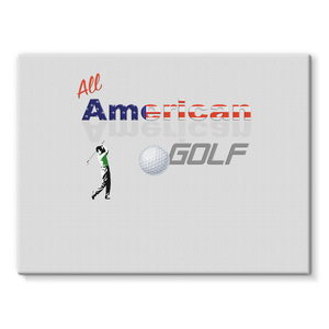 All American Golf Stretched Canvas