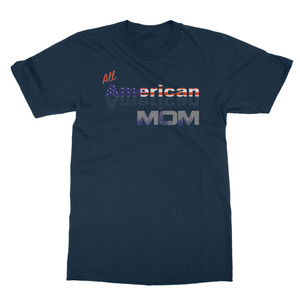 All American Mom Softstyle Ringspun T-Shirt