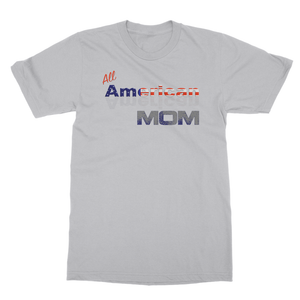 All American Mom Softstyle Ringspun T-Shirt