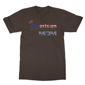 All American Mom Softstyle Ringspun T-Shirt