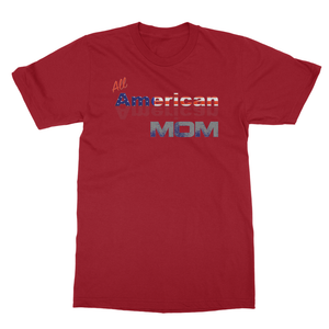 All American Mom Softstyle Ringspun T-Shirt
