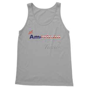 All American Teacher Softstyle Tank Top