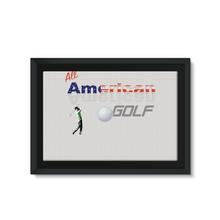 All American Golf Framed Canvas