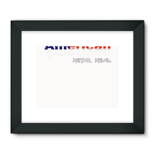 All American Metal Head Framed Fine Art Print