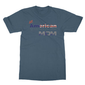 All American Mom Softstyle Ringspun T-Shirt
