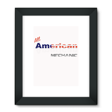 All American Mechanic Framed Fine Art Print