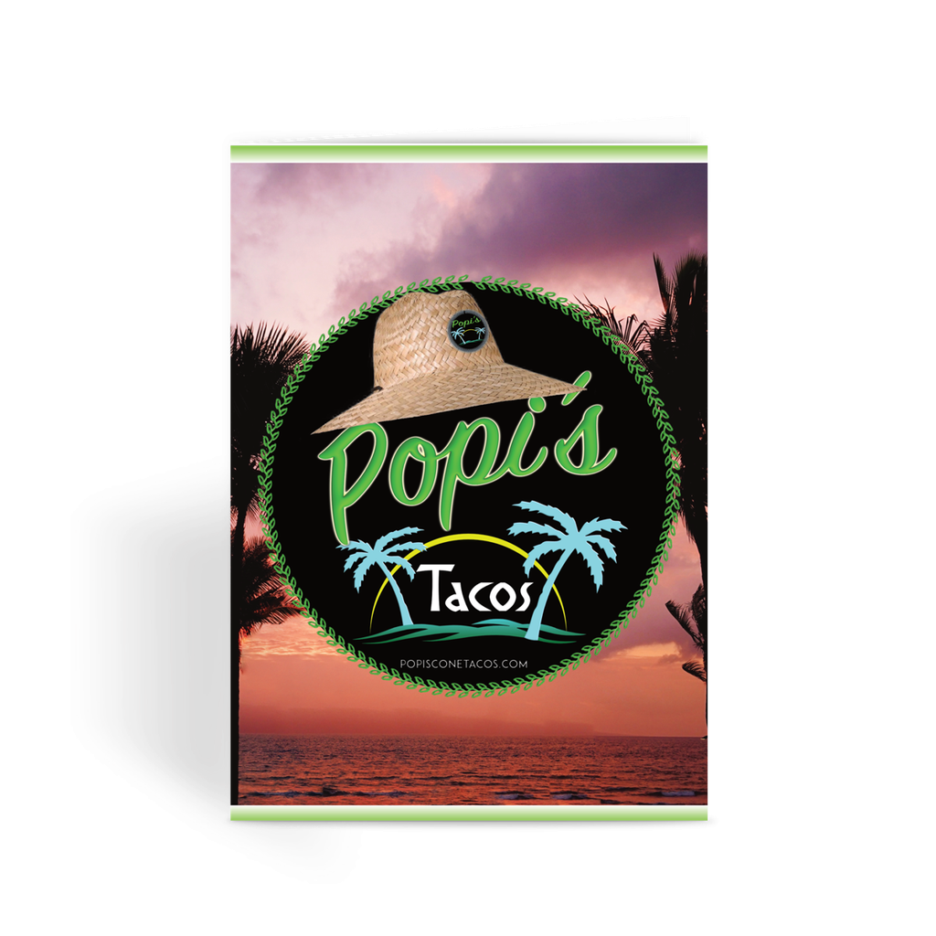 Popi's beach Greeting Card