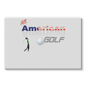 All American Golf Stretched Canvas