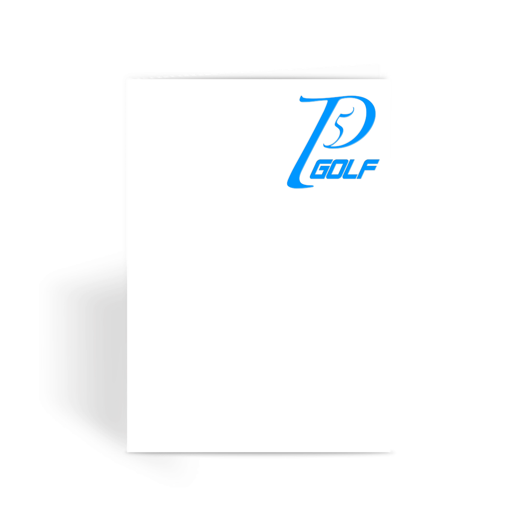 P5 Golf Greeting Card