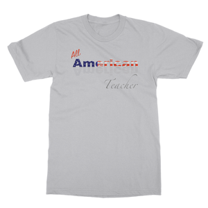 All American Teacher Softstyle Ringspun T-Shirt