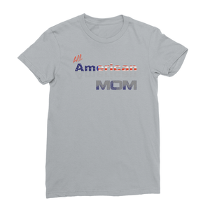 All American Mom Women's Fine Jersey T-Shirt