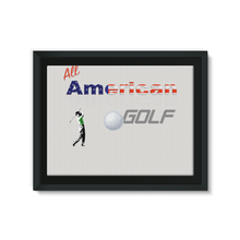 All American Golf Framed Canvas