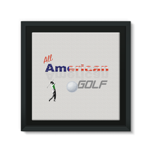 All American Golf Framed Canvas