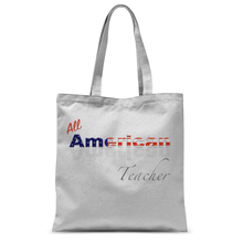 All American Teacher Tote Bag