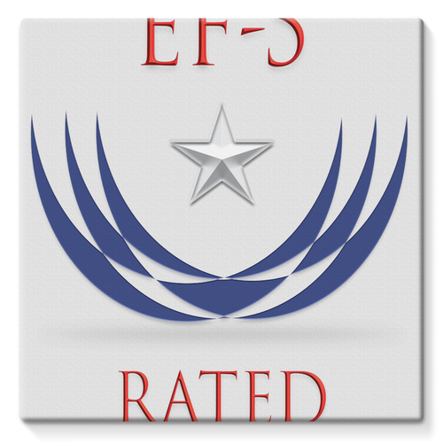 EF-5 Rated Stretched Canvas