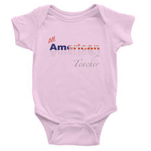 All American Teacher Baby Bodysuit