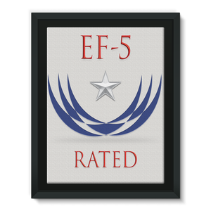 EF-5 Rated Framed Canvas