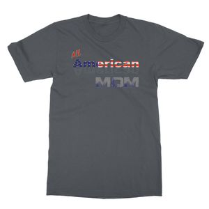 All American Mom Softstyle Ringspun T-Shirt
