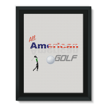 All American Golf Framed Canvas