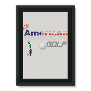 All American Golf Framed Eco-Canvas