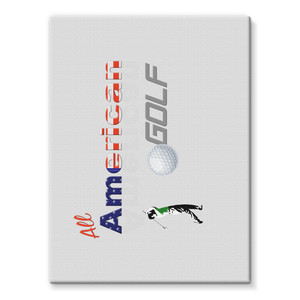 All American Golf Stretched Canvas