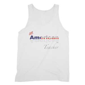 All American Teacher Fine Jersey Tank Top