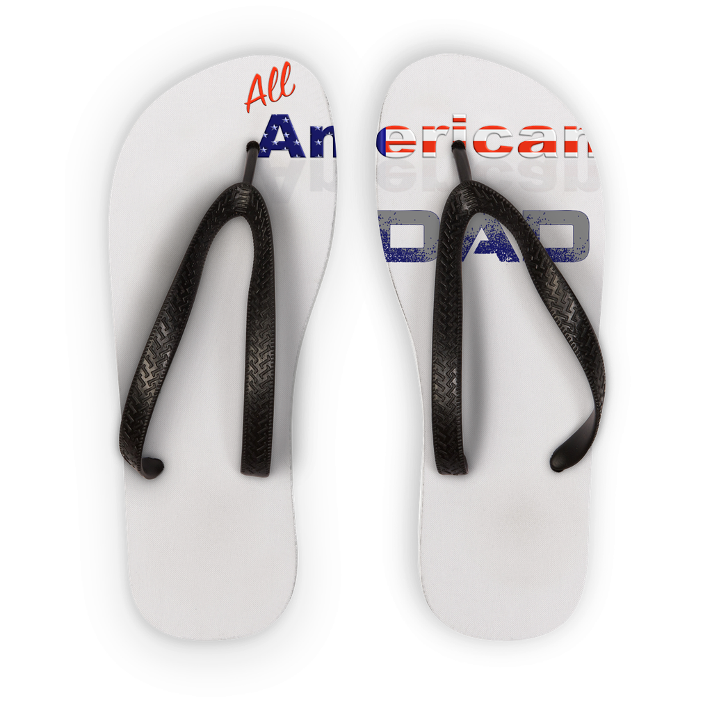 All American Dad Flip Flops