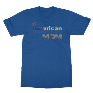 All American Mom Softstyle Ringspun T-Shirt