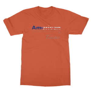 All American Teacher Softstyle Ringspun T-Shirt