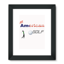 All American Golf Framed Fine Art Print