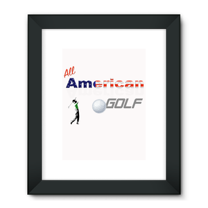 All American Golf Framed Fine Art Print