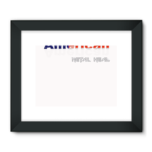 All American Metal Head Framed Fine Art Print