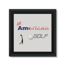 All American Golf Framed Canvas