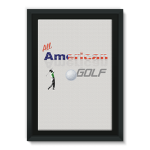 All American Golf Framed Canvas