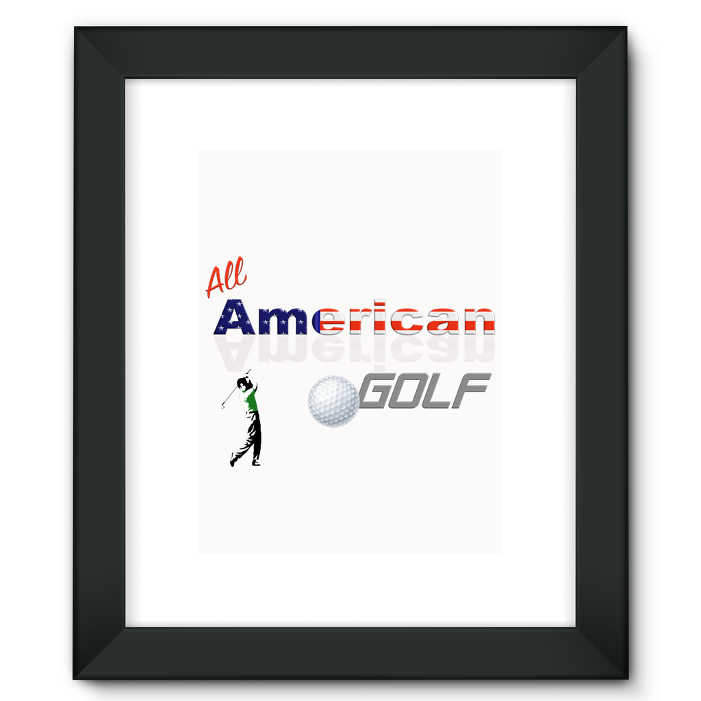 All American Golf Framed Fine Art Print