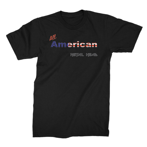 All American Metal Head Unisex Fine Jersey T-Shirt