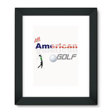 All American Golf Framed Fine Art Print