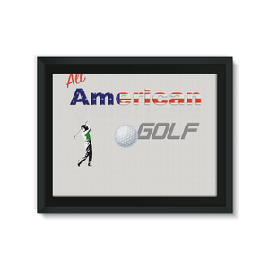 All American Golf Framed Eco-Canvas