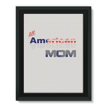 All American Mom Framed Eco-Canvas