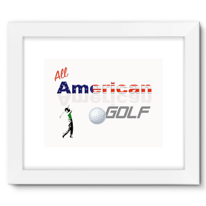 All American Golf Framed Fine Art Print