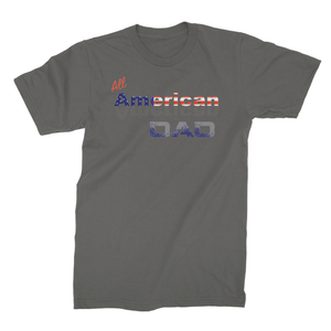 All American Dad Unisex Fine Jersey T-Shirt